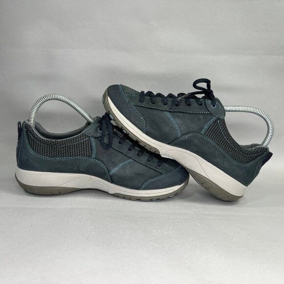 Dansko Paisley Shoes Women's Size 7 Navy Blue Waterproof Leather Hiking Sneakers - Picture 7 of 12
